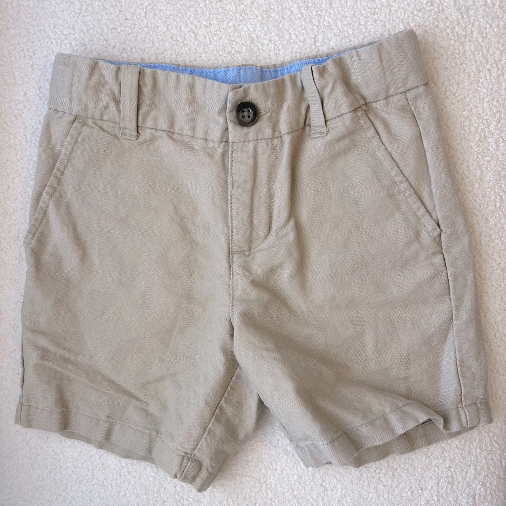 Janie and Jack Boys Linen Shorts
